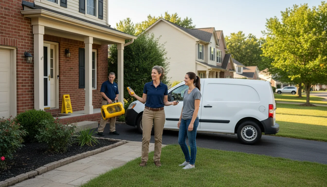 Water restoration image for Home Water Damage Repair in Luther, OK